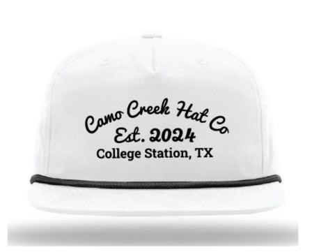 Camo Creek Signature Hat - White