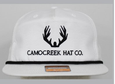 Camo Creek Antler Hat - White
